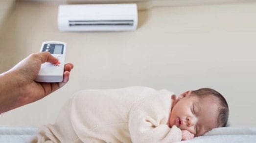 airco in babykamer