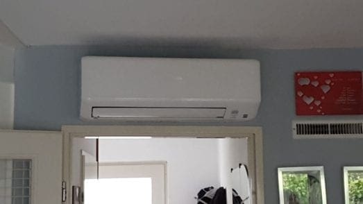 Airco in woonkamer