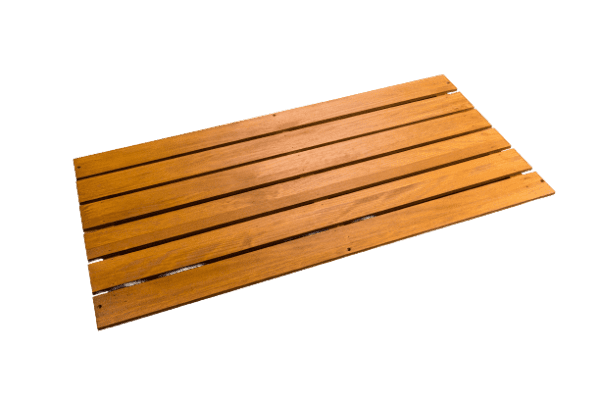 Evolar bodemplaat hout voor airco ombouw gelakt